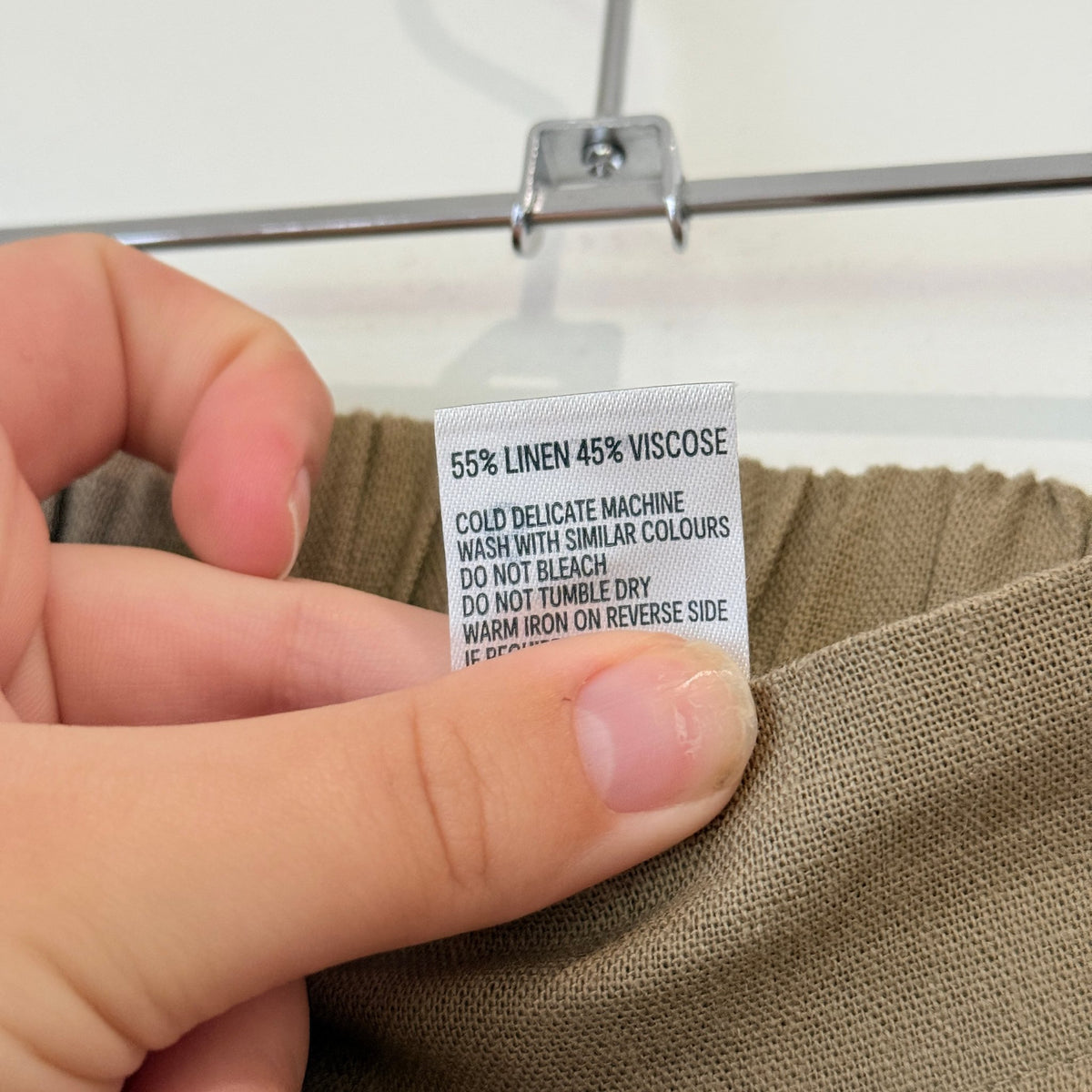 Anko Linen-blend Mini Skirt Size 6