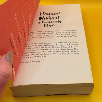 Eleanor Oliphant Is Completely Fine by Gail Honeyman