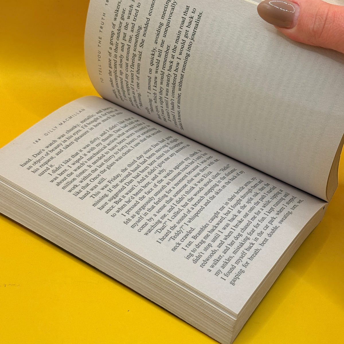 To Tell You the Truth by Gilly Macmillan