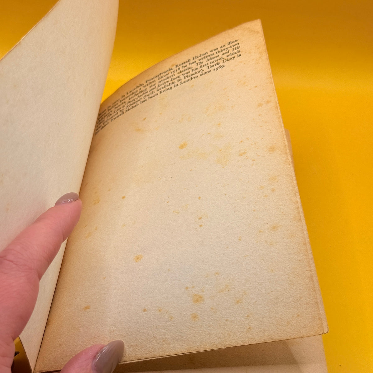 Turtle Diary by Russell Hoban (1977 Picador ed by Pan)