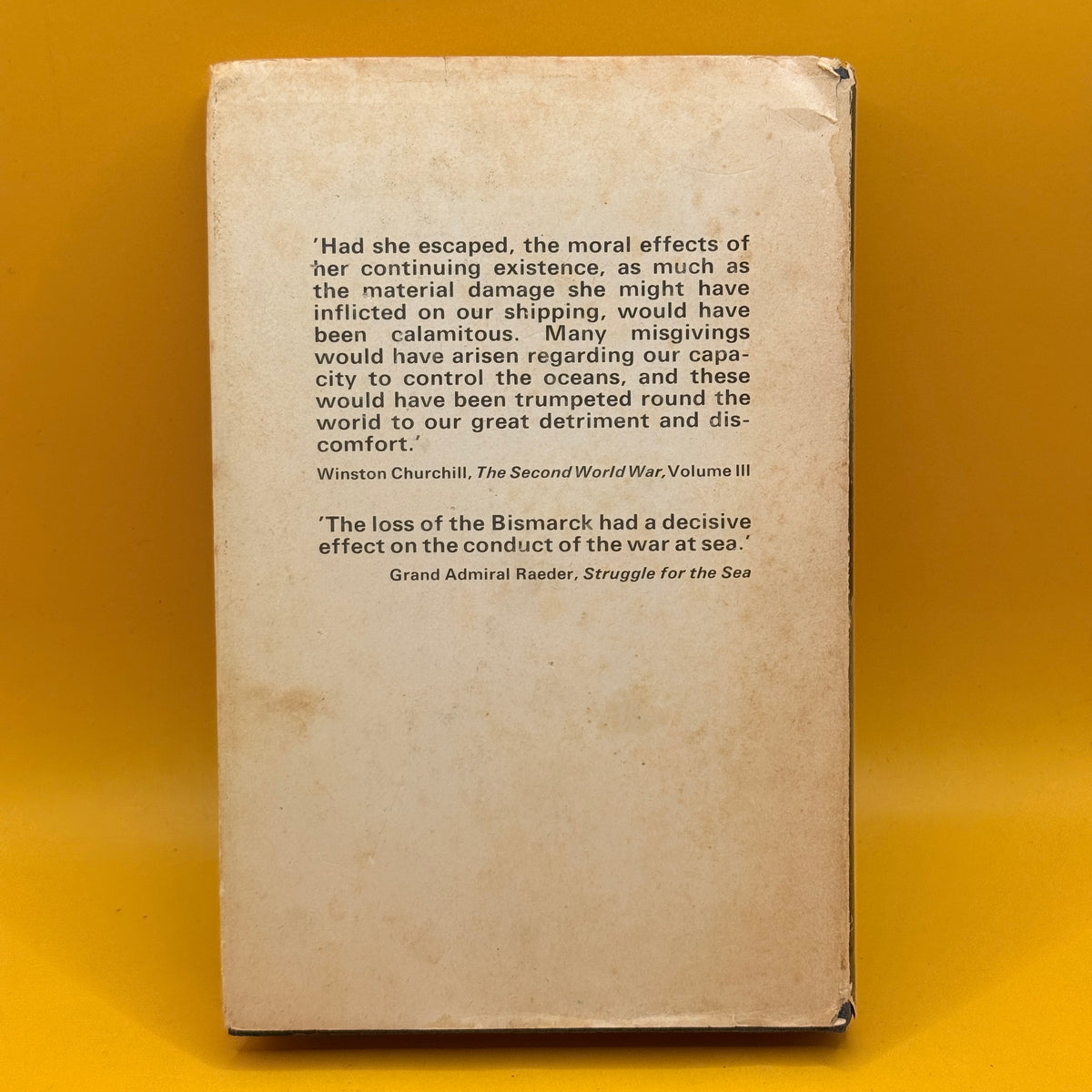 Pursuit: The Sinking of the Bismarck by Ludovic Kennedy (1975)