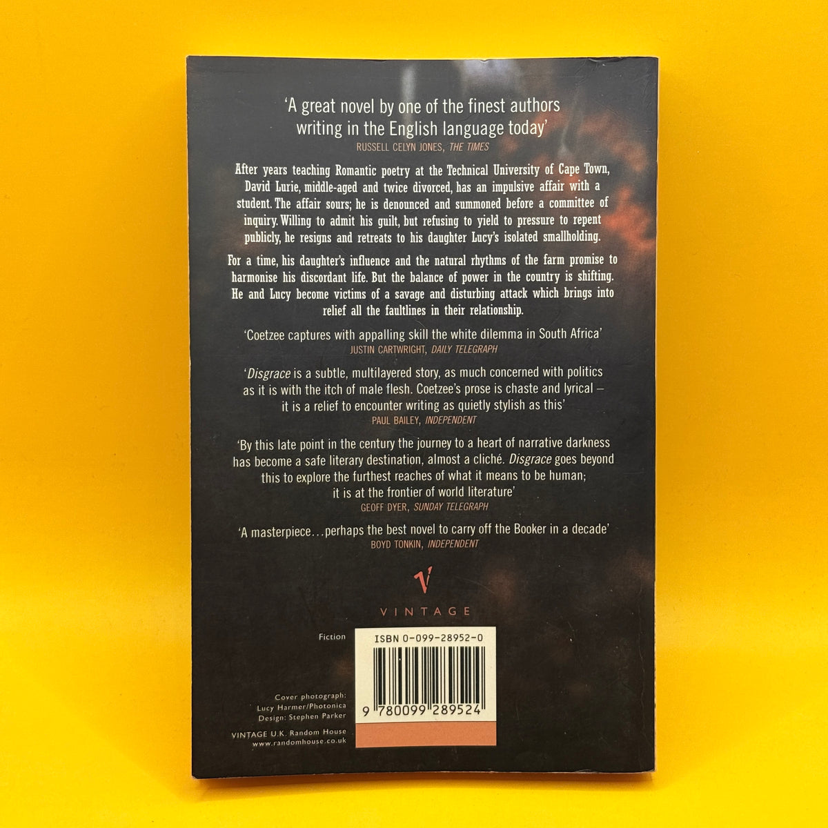 Disgrace by J. M. Coetzee