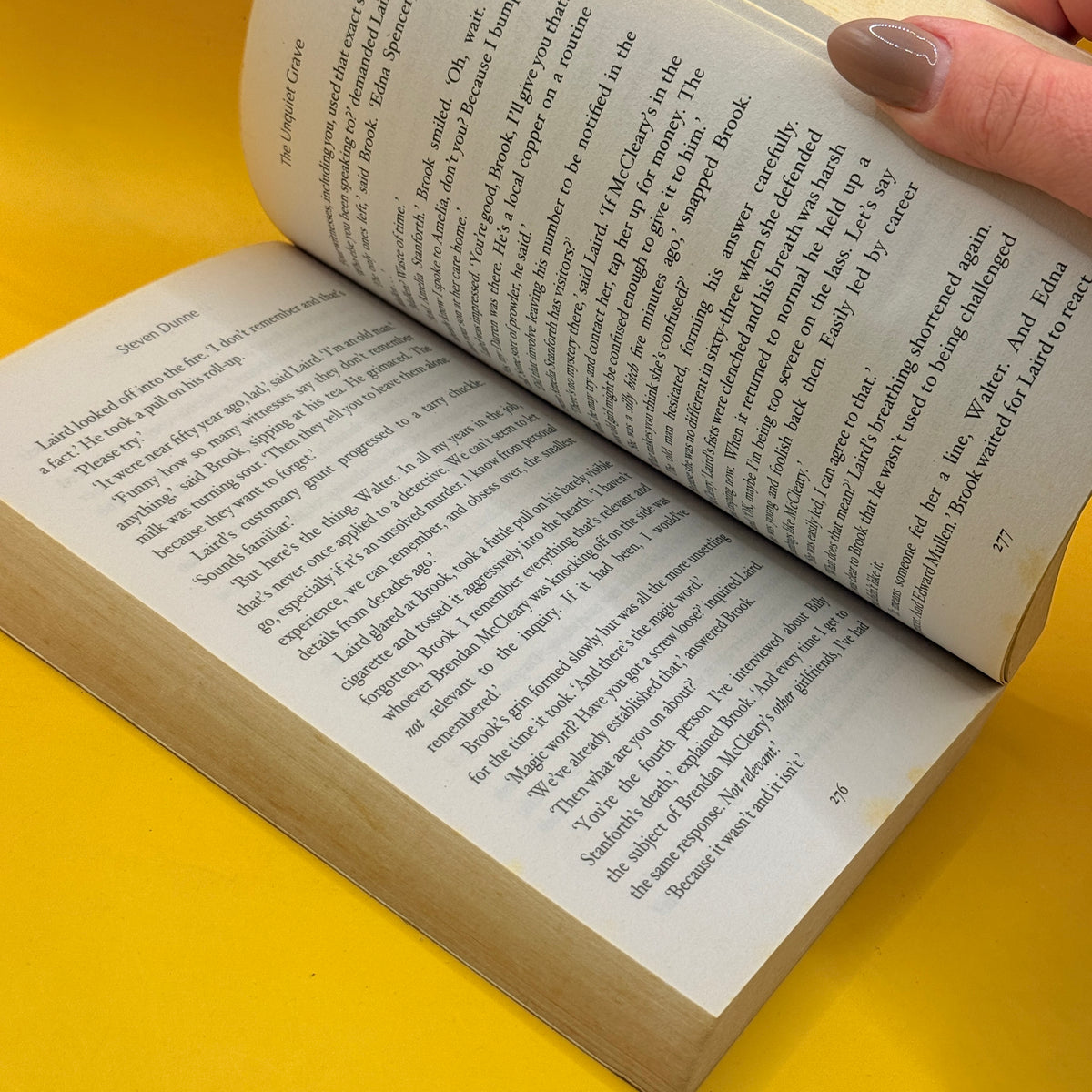 The Unquiet Grave by Steven Dunne