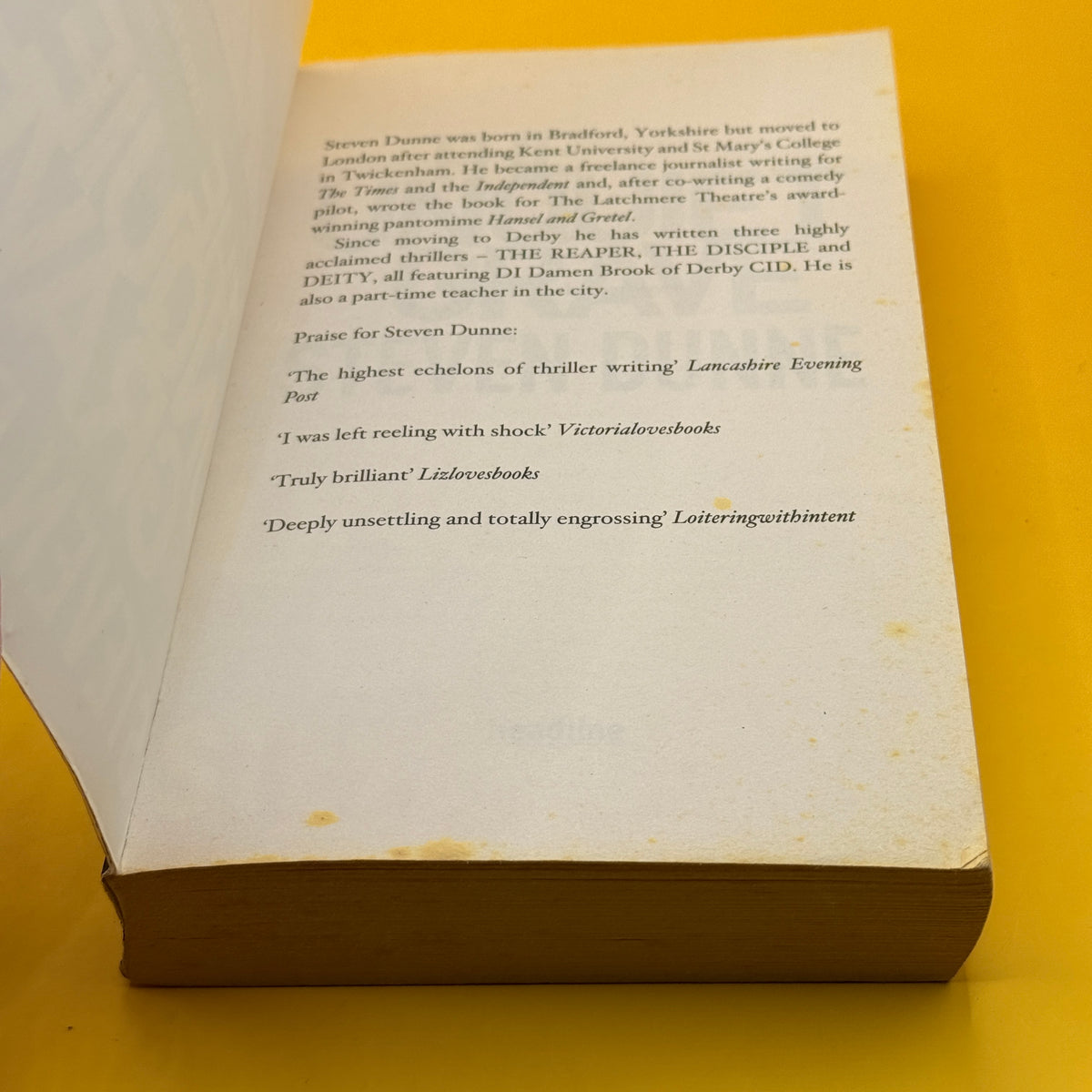 The Unquiet Grave by Steven Dunne