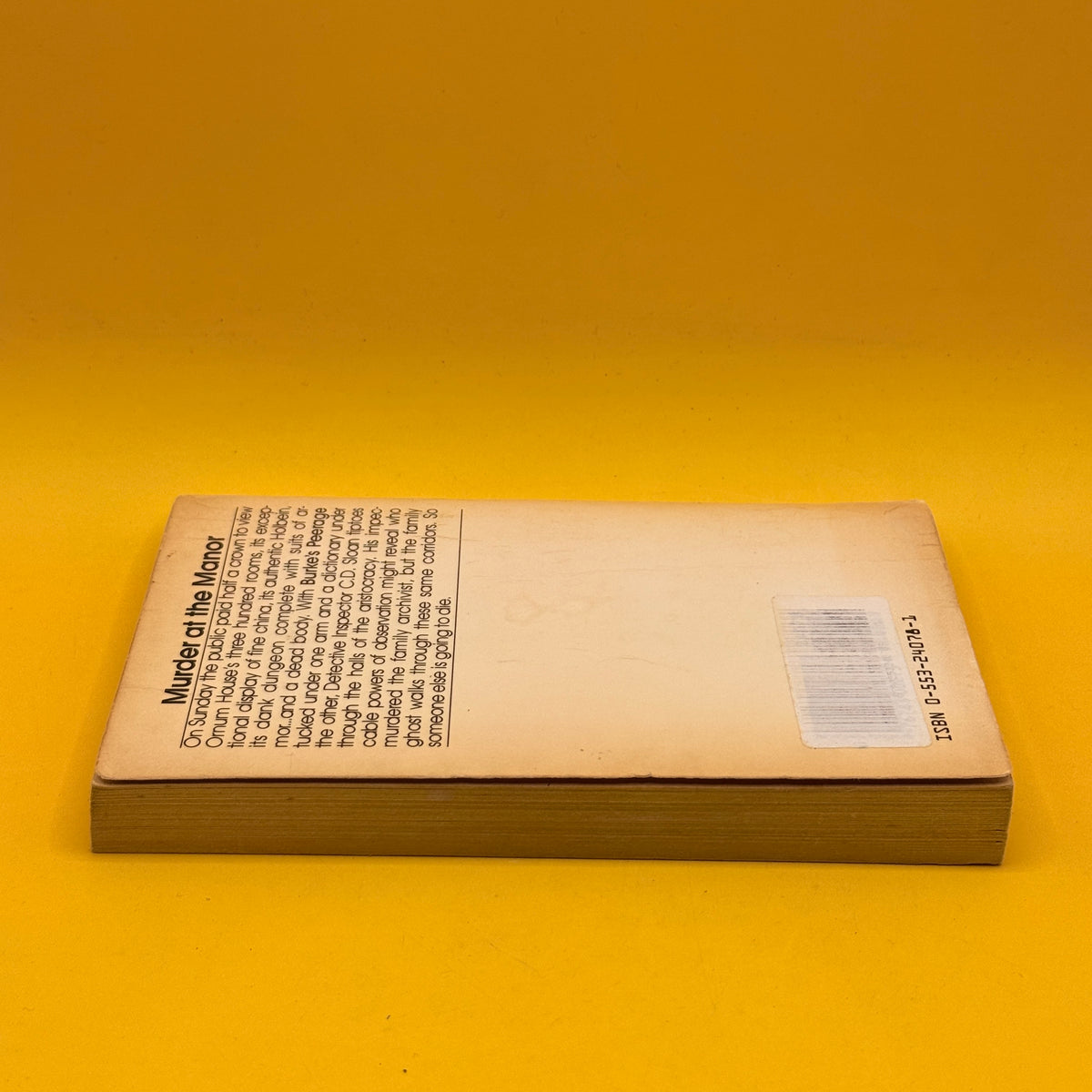 The Stately Home Murder by Catherine Aird (1981)