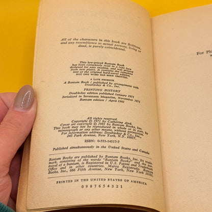 A Late Phoenix by Catherine Aird (Bantam, 1981)