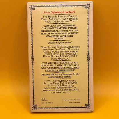 Once a Week Is Ample: The Moderately Sensual Victorian’s Guide to Restraint of the Passions by Gerard Macdonald (1982)