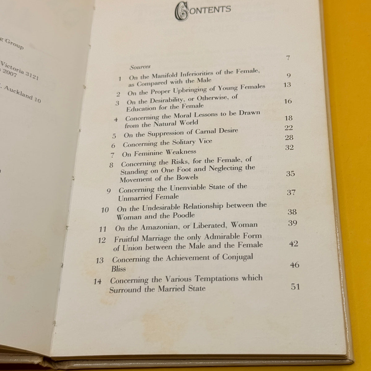 Once a Week Is Ample: The Moderately Sensual Victorian’s Guide to Restraint of the Passions by Gerard Macdonald (1982)