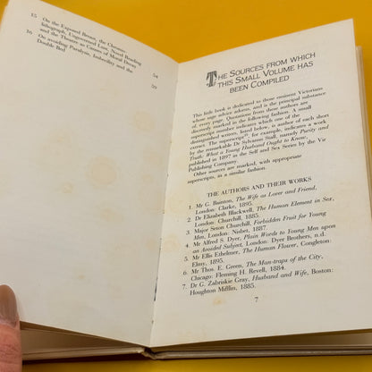 Once a Week Is Ample: The Moderately Sensual Victorian’s Guide to Restraint of the Passions by Gerard Macdonald (1982)