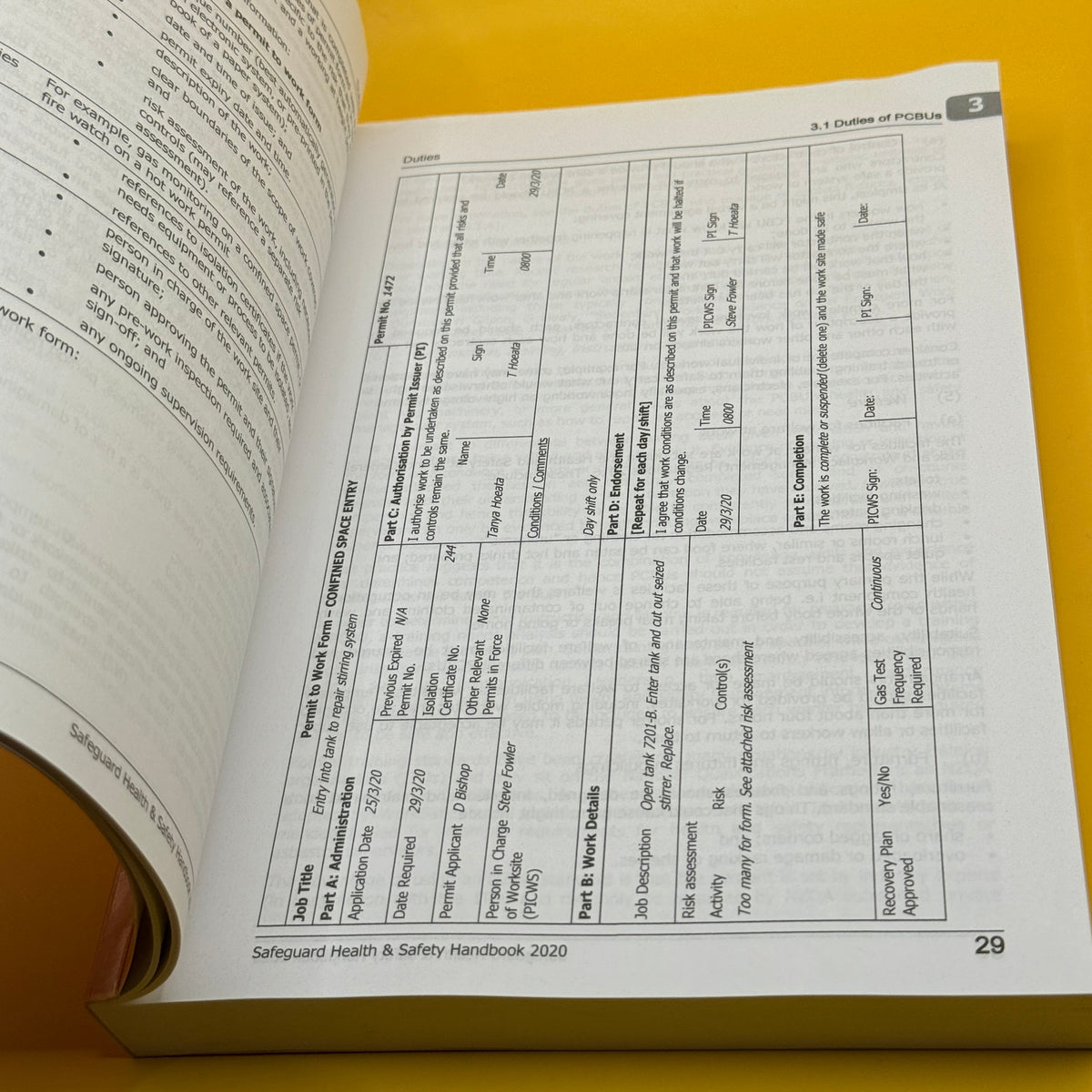 Safeguard Health & Safety Handbook 2020