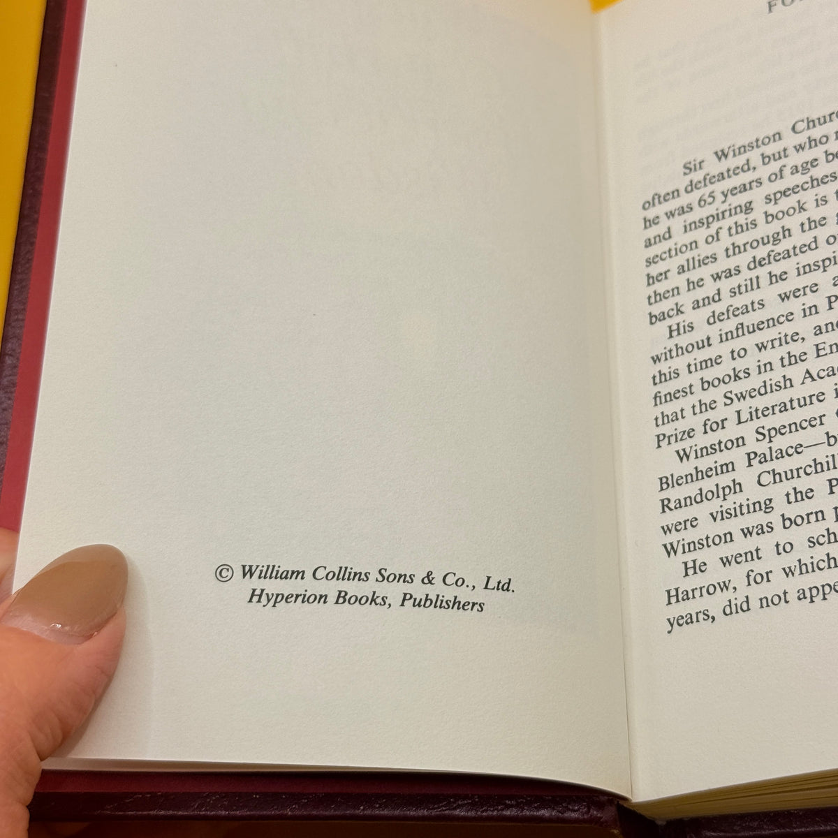 Winston Churchill: His Wit and Wisdom by Winston Churchill (Hyperion)