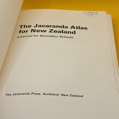 The Jacaranda Atlas for New Zealand by Jacaranda Press (1971)