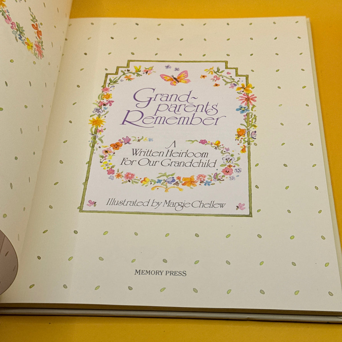 Grandparents Remember: A Written Heirloom for Our Grandchild by Memory Press