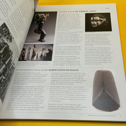 Webb’s Important Oceanic & African Art: Catalogue 370, 10 June 2014 by Webb’s