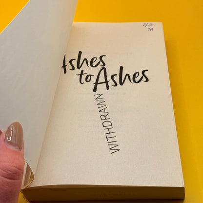 Ashes to Ashes by Jenny Han and Siobhan Vivian