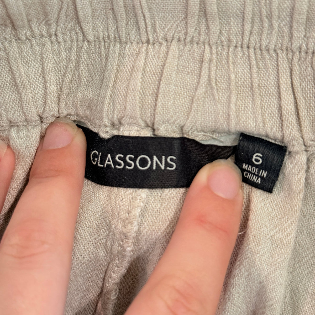 Glassons Linen-blend Trousers Size 6