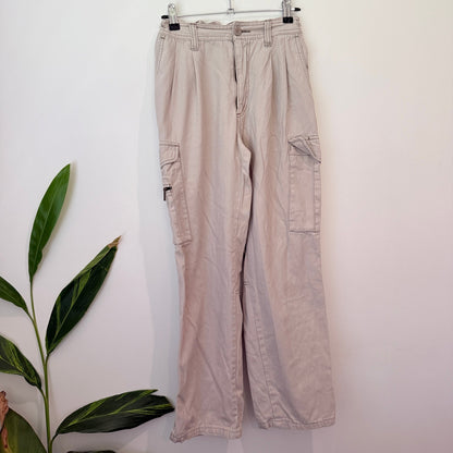 N Solutions Khaki Cargo Pants Size Waist 60cm