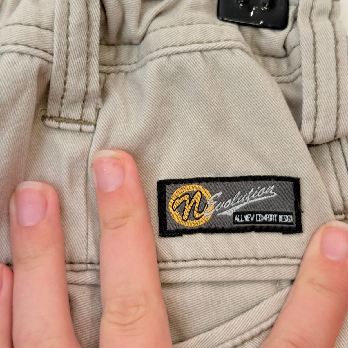 N Solutions Khaki Cargo Pants Size Waist 60cm
