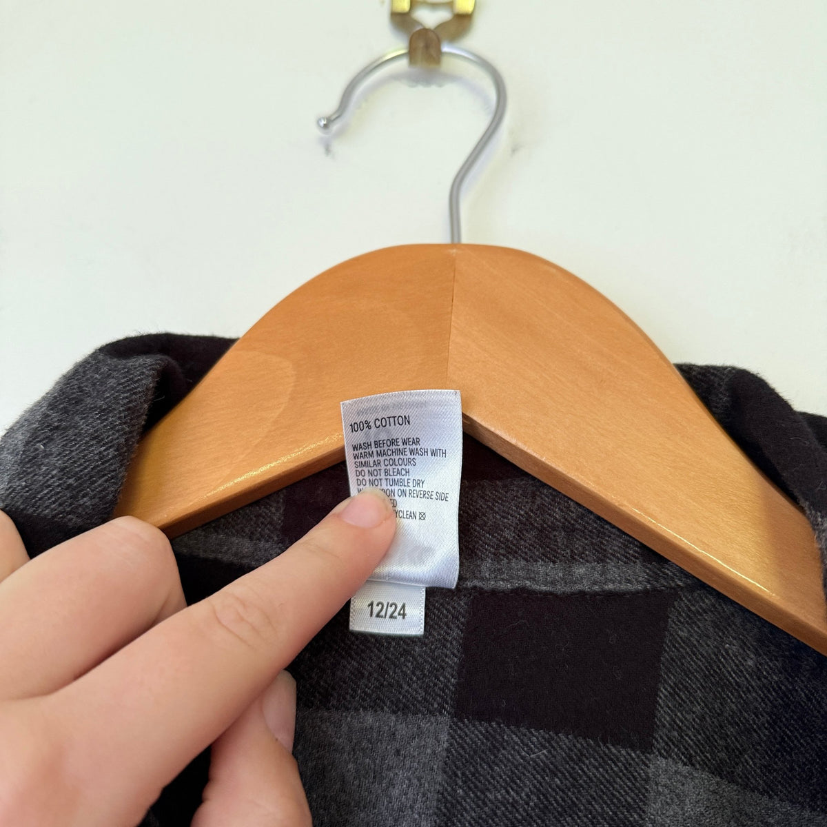 Anko Plaid Flannel Shirt Size Kids 8-16 | 10