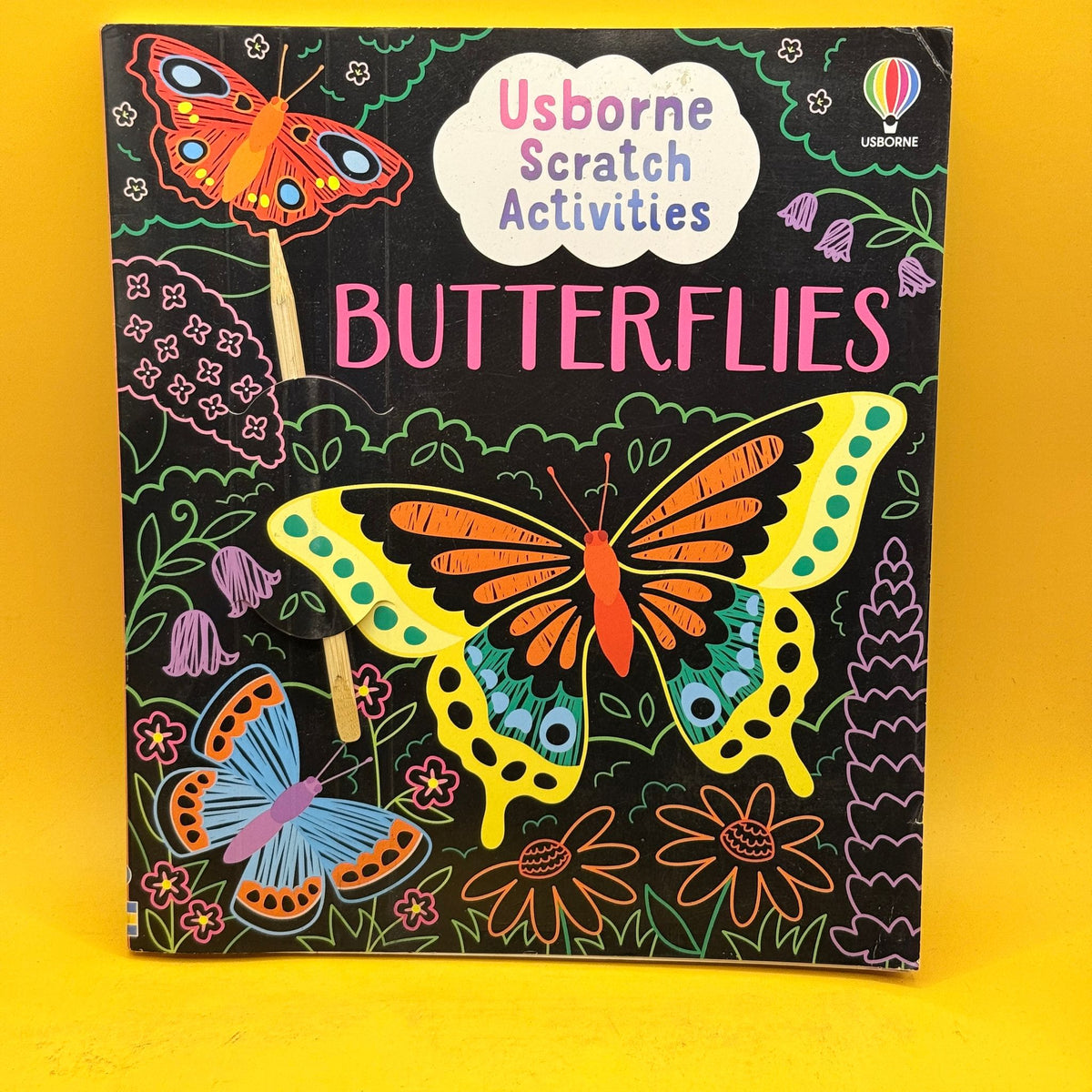 Usborne Scratch Activities: Butterflies by Sam Baer