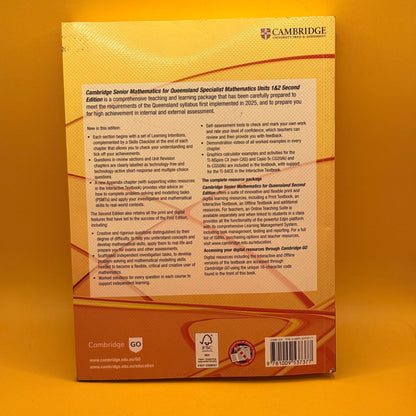 Specialist Mathematics Units 1 & 2 (2nd Edition) by Michael Evans, David Treeby, Douglas Wallace and Kay Lipson