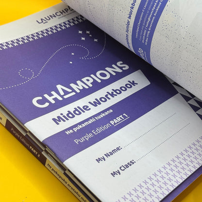 Launchpad Champions: Purple Edition Workbook Set by Launchpad
