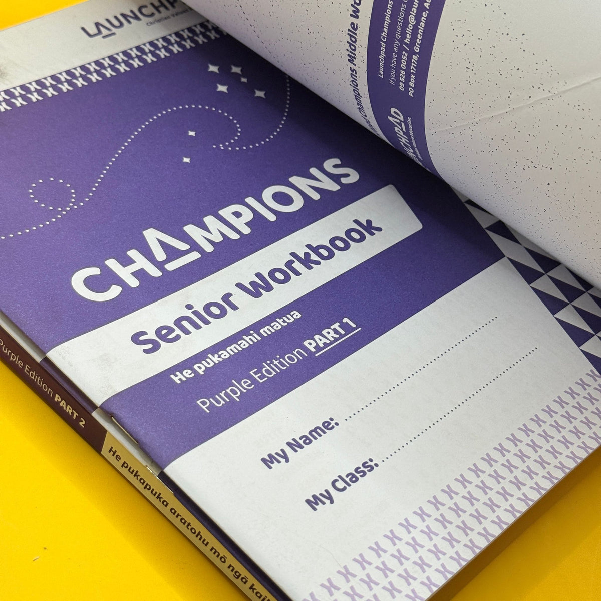 Launchpad Champions: Purple Edition Workbook Set by Launchpad