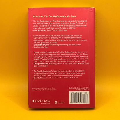 The Five Dysfunctions of a Team: A Leadership Fable (20th Anniversary Edition) by Patrick Lencioni