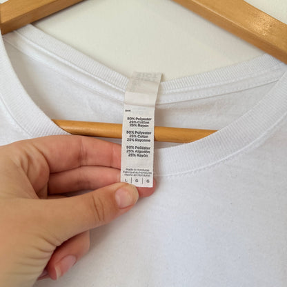 District Perfect Tri White Rogue Graphic Tee Size L