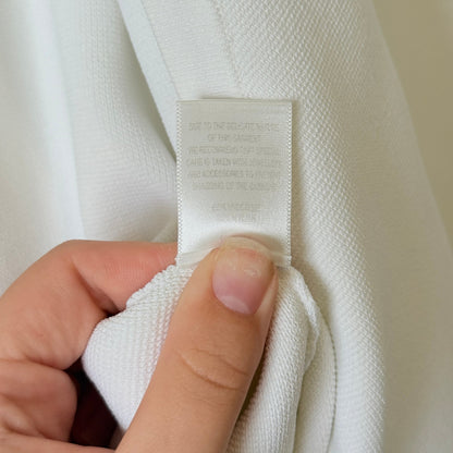 Witchery White Knit Tie Front Wrap Cardigan Size S