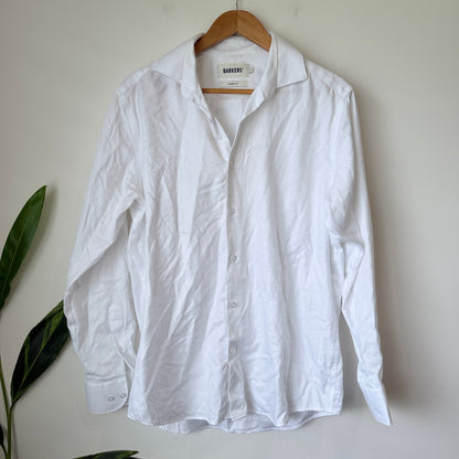 Barkers White Classic Fit Shirt Size M
