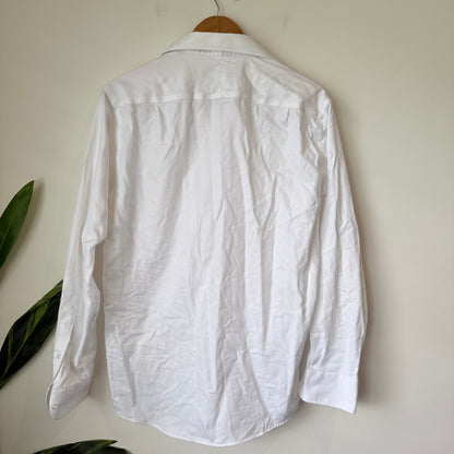 Barkers White Classic Fit Shirt Size M