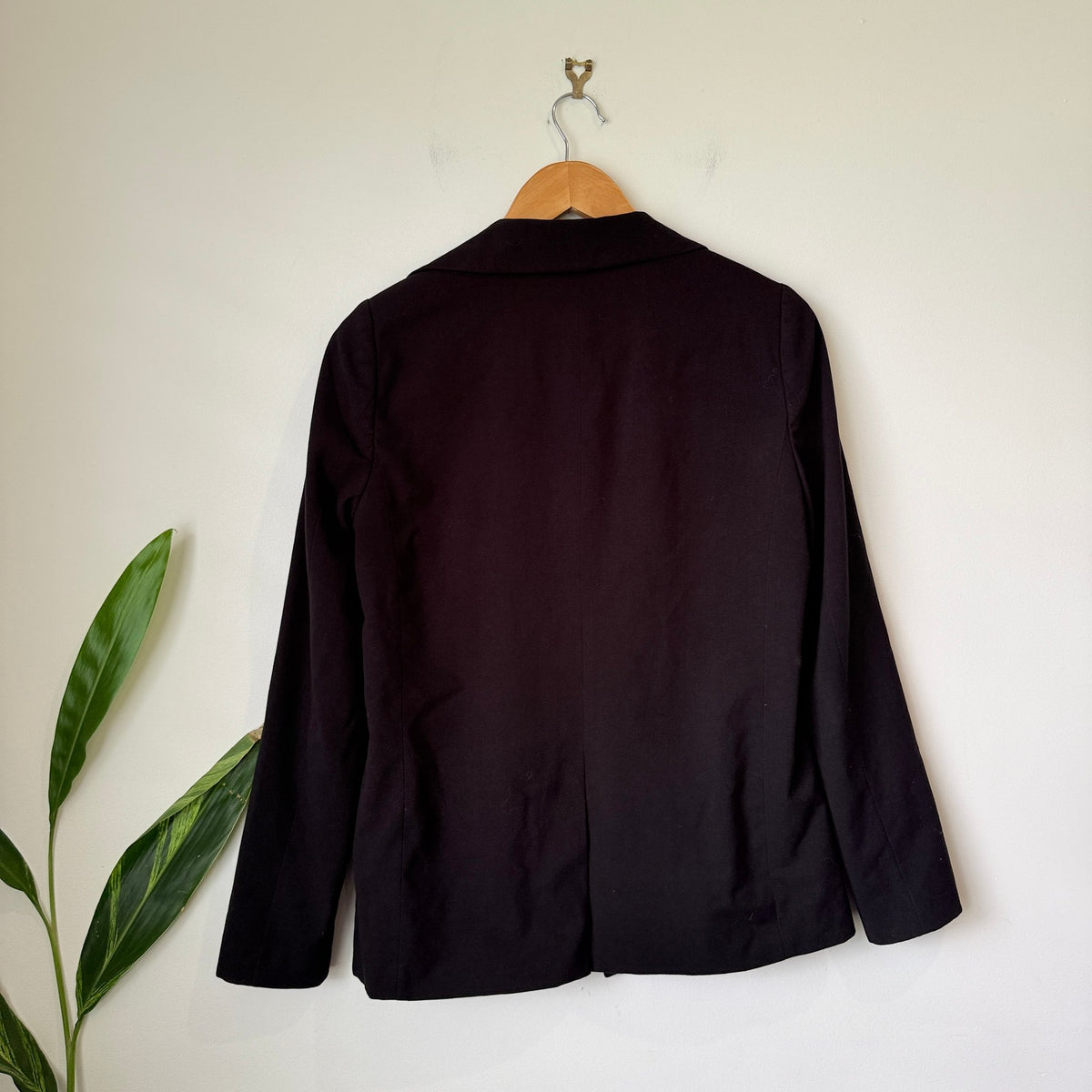 Forever 21 Contemporary Black Open Front Blazer Size XS