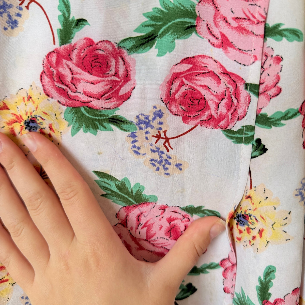 SHEIN Curve Pink Floral Wrap Maxi Skirt Size 3XL