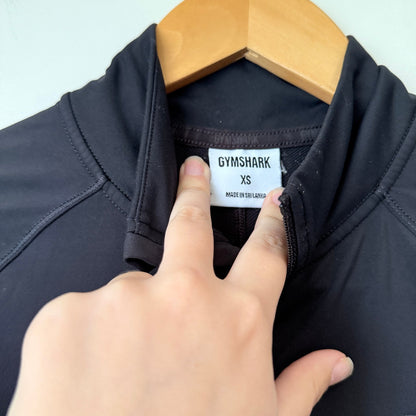 Gymshark Black Zip Up Training Jacket Size XS