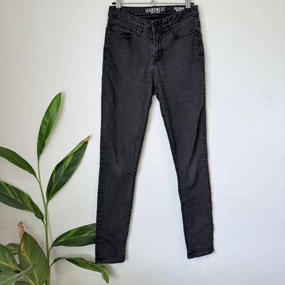 Jeanswest Washed Black Curve Embracer Super Skinny Jeans Size 8