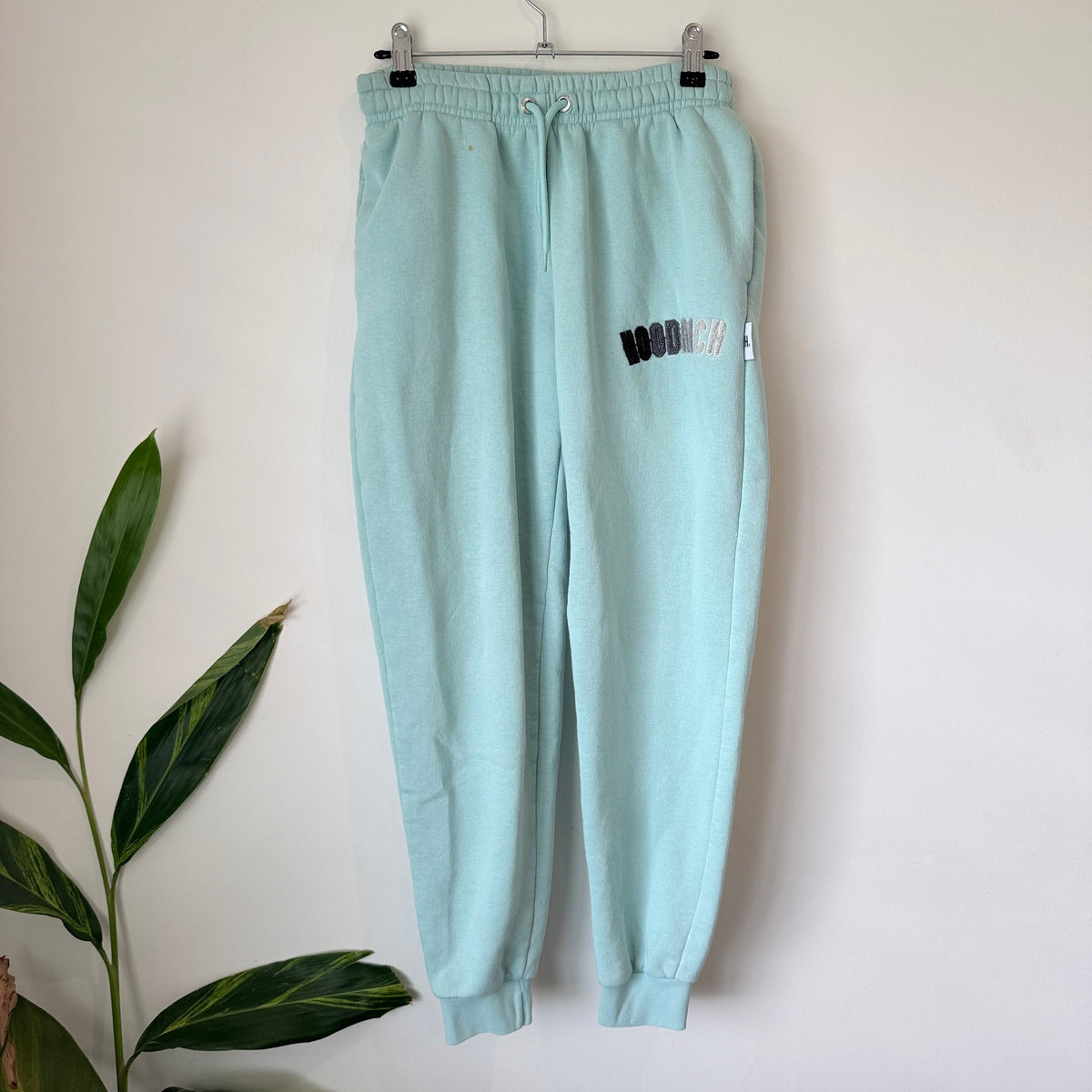 Hoodrich Mint Green Logo Drawstring Joggers Size S