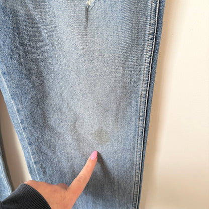 Rolla's Rosco Light Wash Distressed Tapered Slim Jeans Size 34