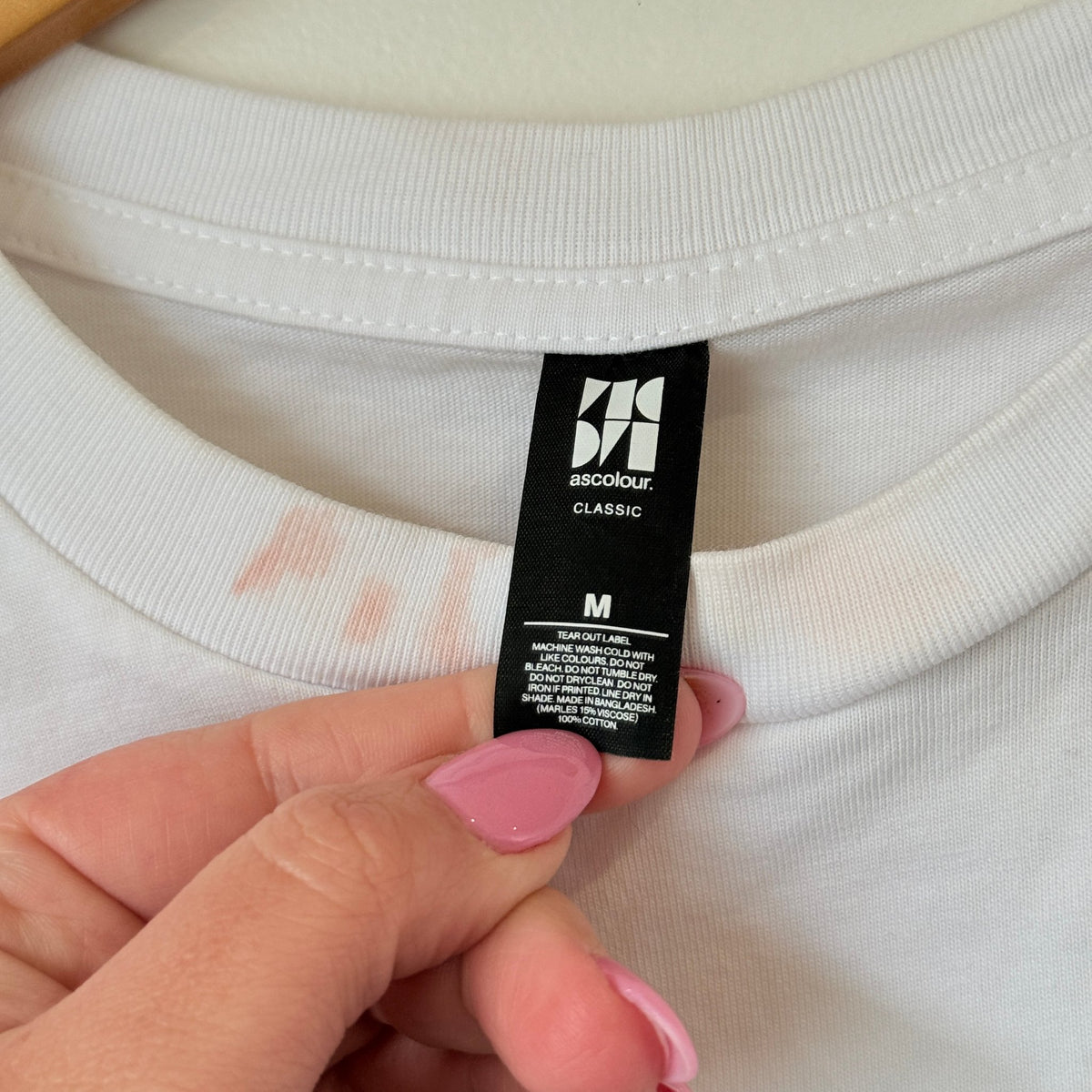 AS Colour White Love Your Maunga Graphic Tee Size M (marked)