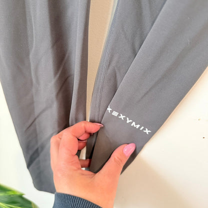 XEXYMIX Grey High Waist Leggings Size M