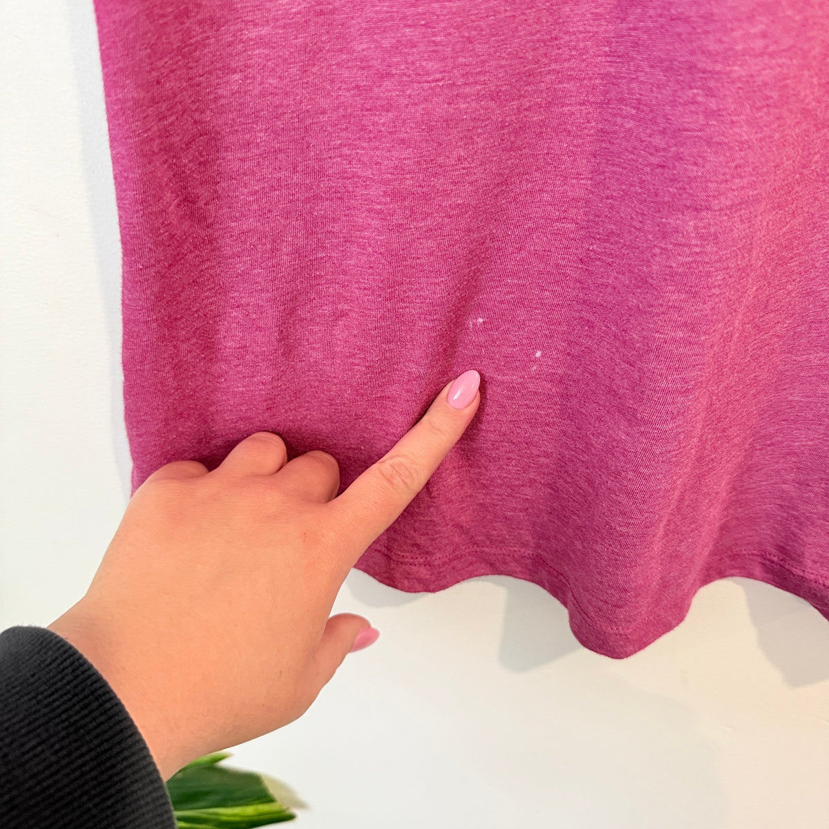 Puma Magenta Heather Logo Tee Size M