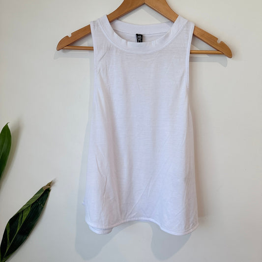 Cotton On Body White Racerback Tank Size S