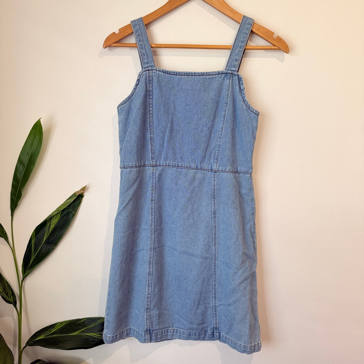 Switch Girls Light Blue Denim Pinafore Dress Size 14