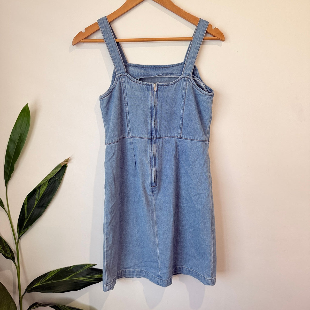 Switch Girls Light Blue Denim Pinafore Dress Size 14
