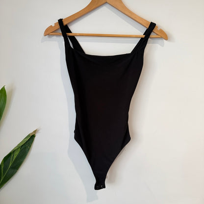 Glassons Black Scoop Neck Bodysuit Size XS