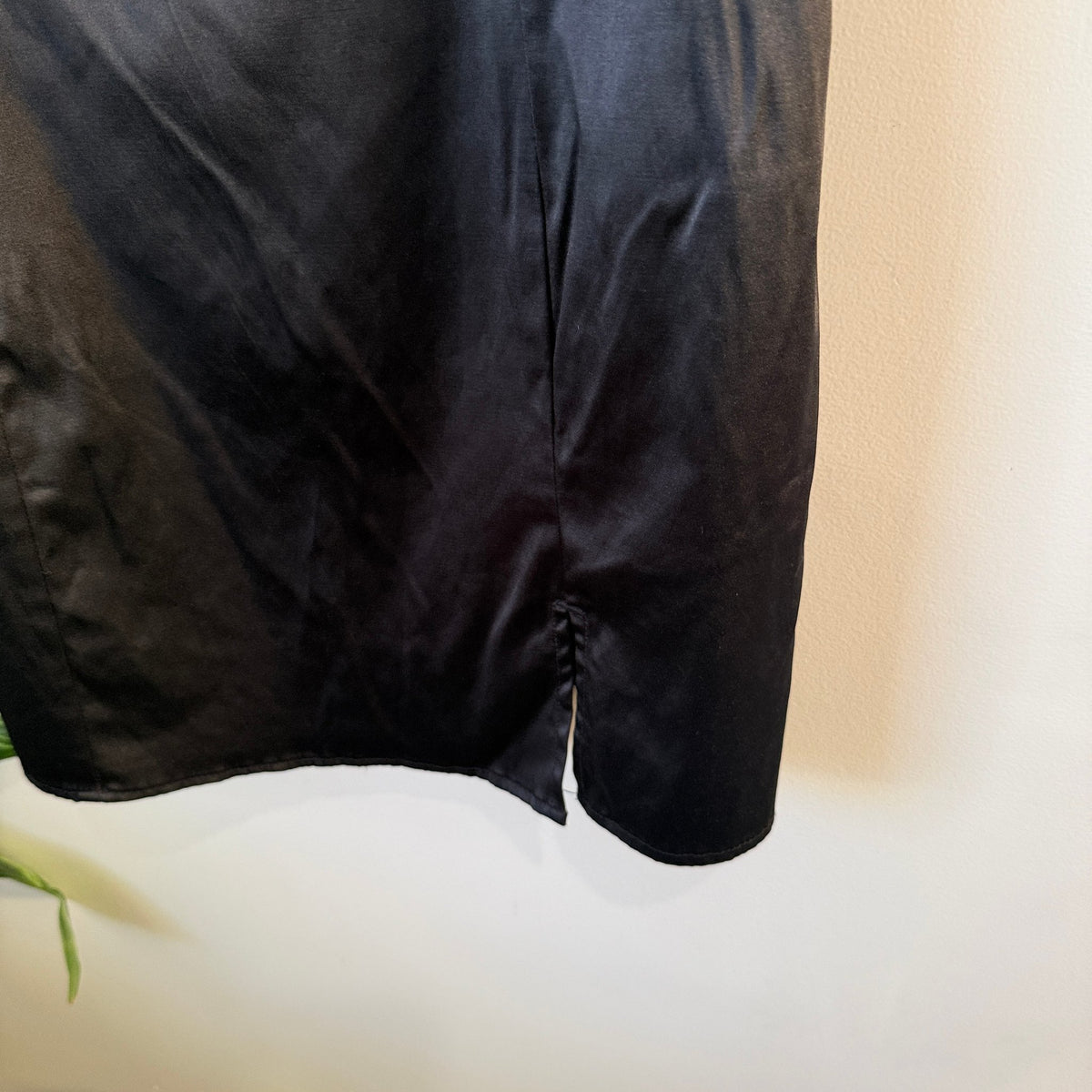 Glassons Black Satin Sweetheart Mini Dress Size 12