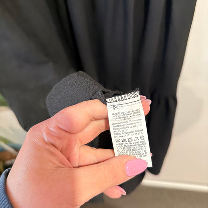 SHEIN Curve Black Tiered Midi Smock Dress Size 3XL