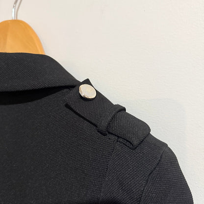 Born Beauty Black Military Style Tailored Blazer - 40cm u/arm