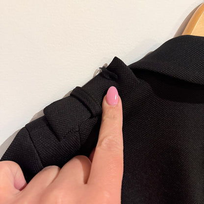 Born Beauty Black Military Style Tailored Blazer - 40cm u/arm