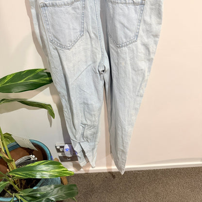 H&H Light Wash Denim Overalls Size 10